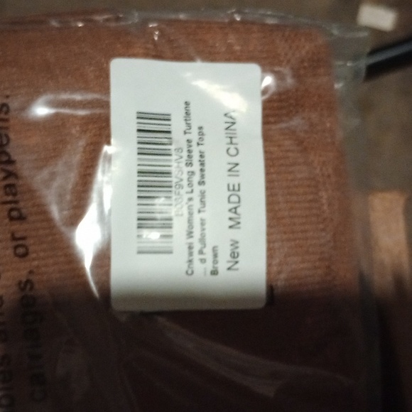 Cnkwei  Long Sleeve Turtleneck Sweater Dress Large - Picture 6 of 6